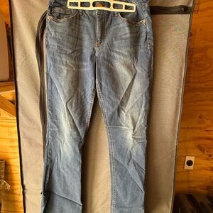 Democracy Men's Washed Blue Slim Straight Jeans